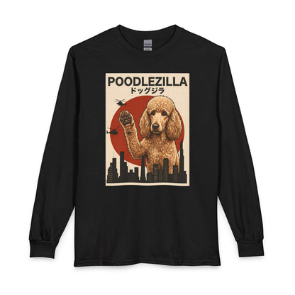Standard Poodle Poodlezilla Apricot Long Sleeve