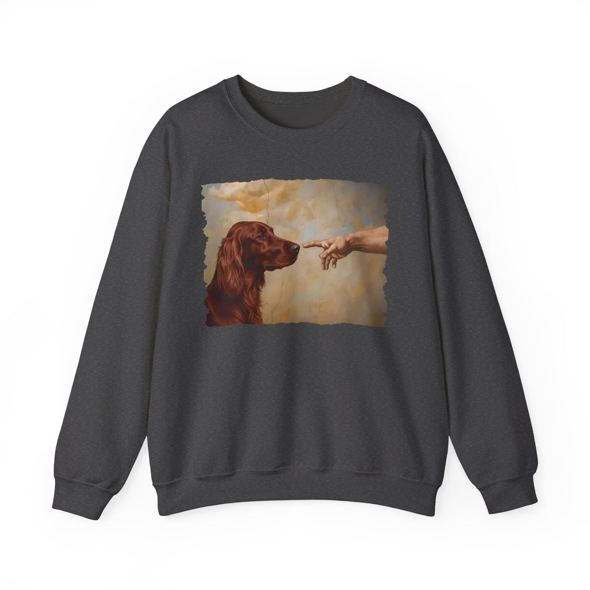 Irish Setter Creation Crewneck Sweatshirt