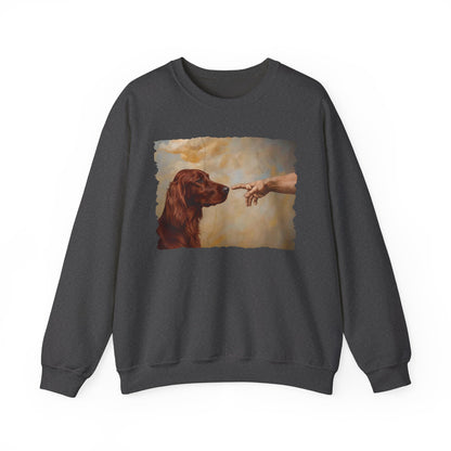 Irish Setter Creation Crewneck Sweatshirt