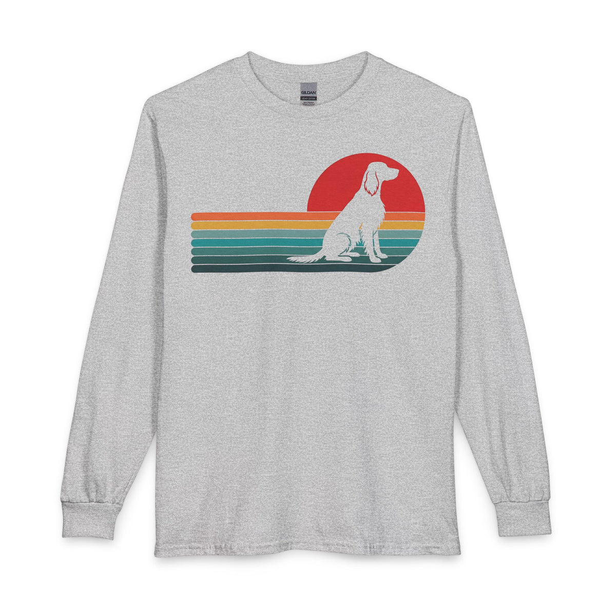 Irish Setter Retro Sunset Long Sleeve