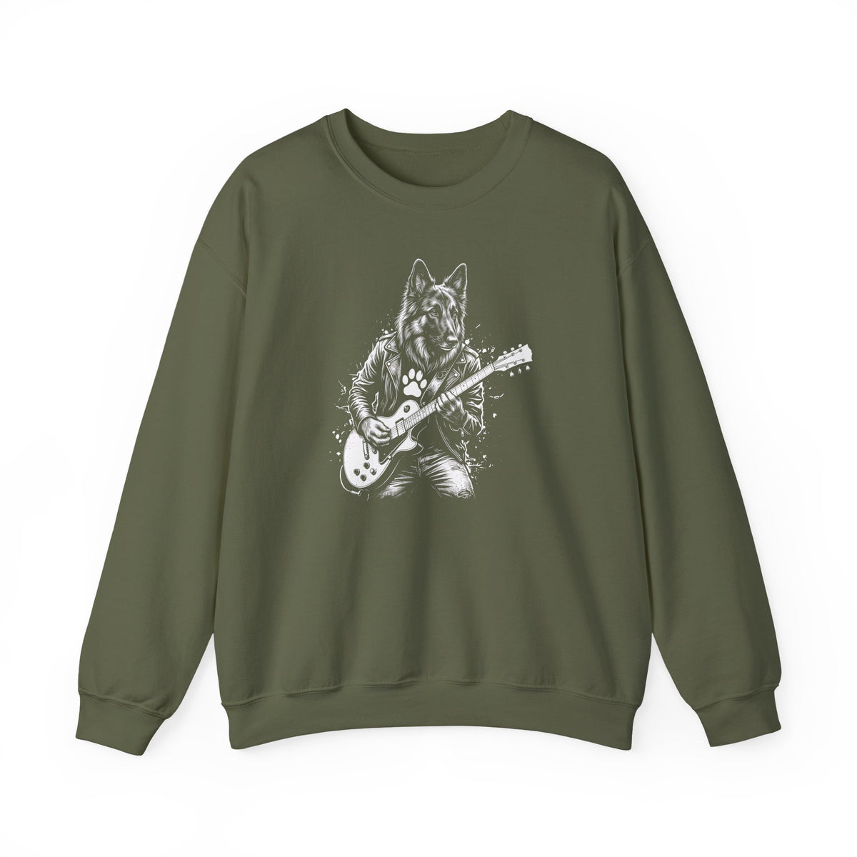 Belgian Tervuren Guitar Crewneck Sweatshirt
