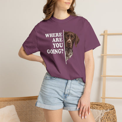 German Shorthaired Pointer Followning Premium Tee