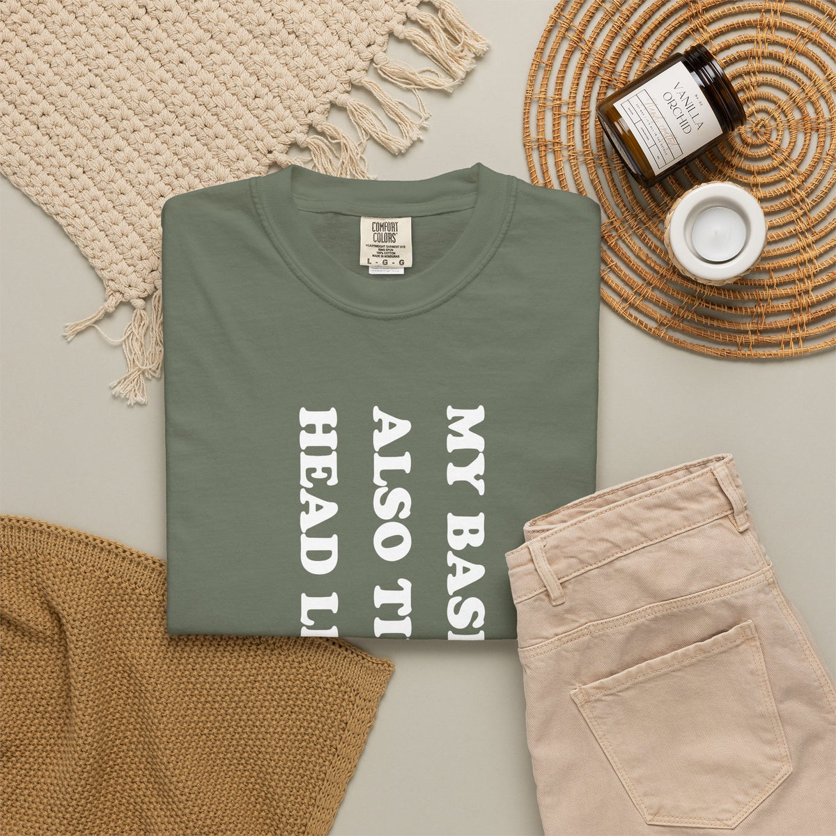 Basenji Tilts Her Head Premium Tee