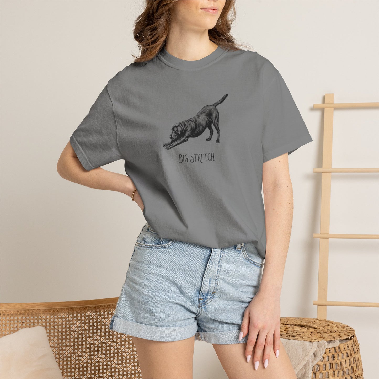 Big Stretch Black Labrador Premium Tee