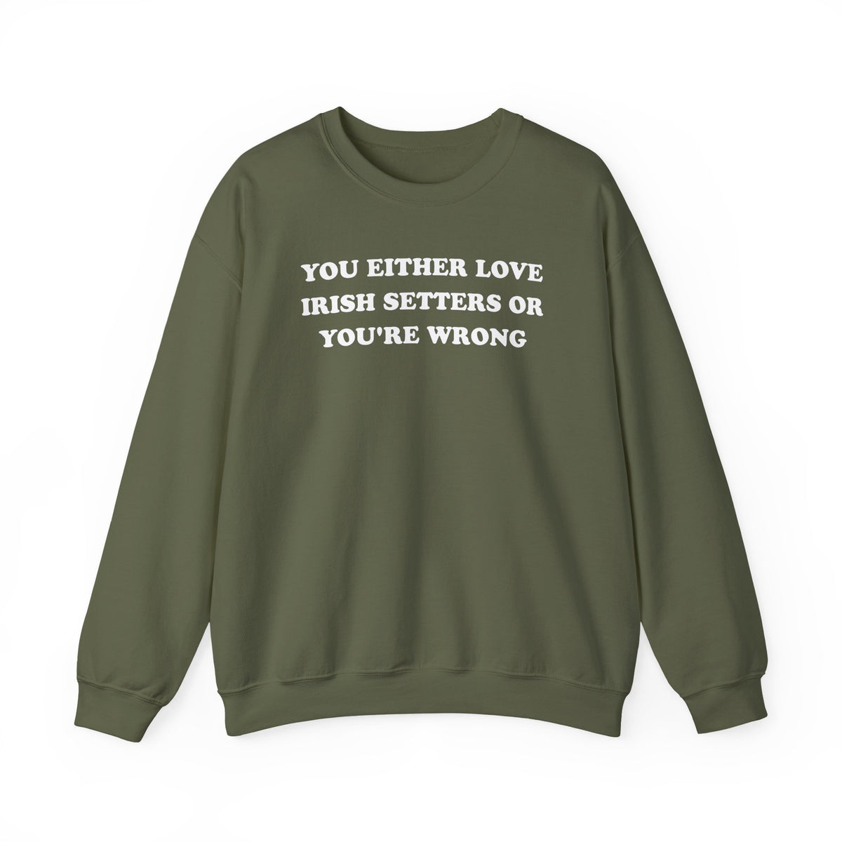 Love Irish Setter Crewneck Sweatshirt