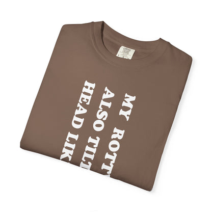 Rottweiler Tilts His Head Premium Tee