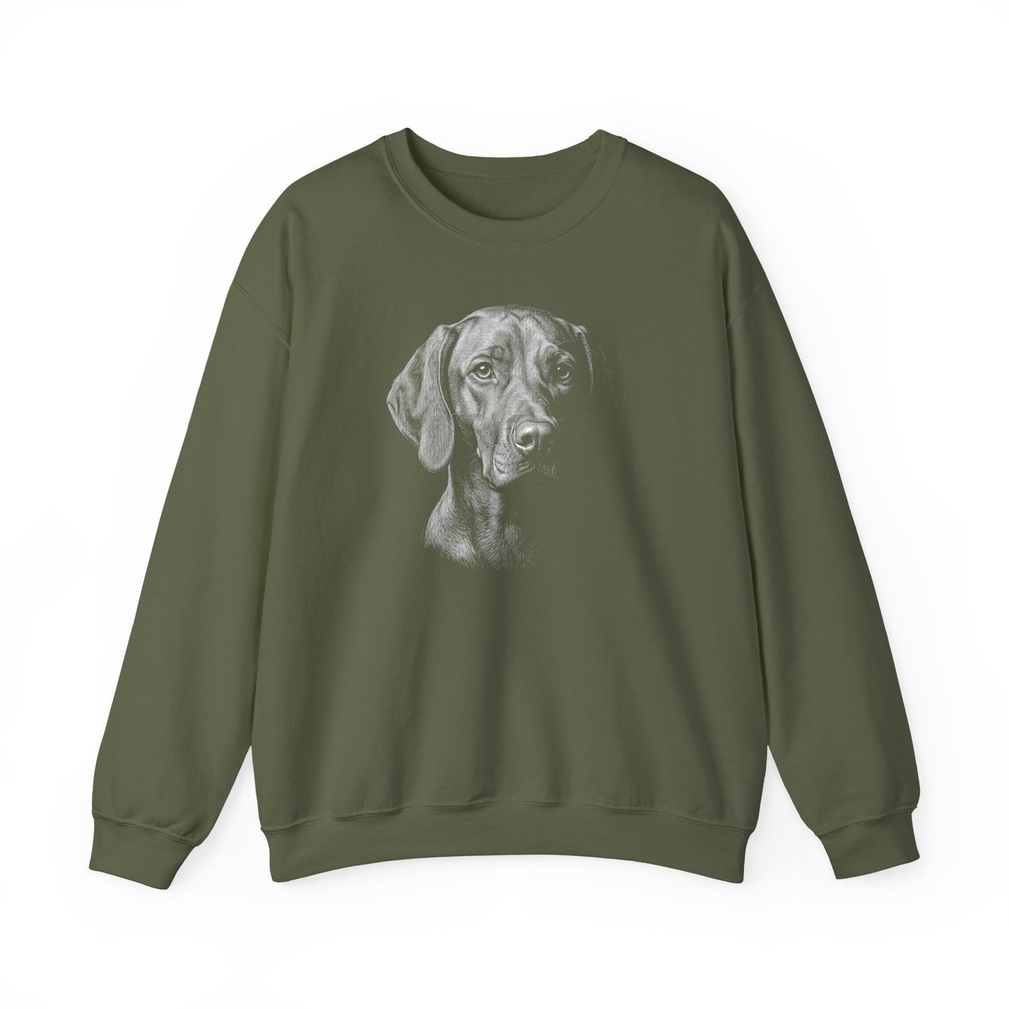 Vizsla Engraved Crewneck Sweatshirt