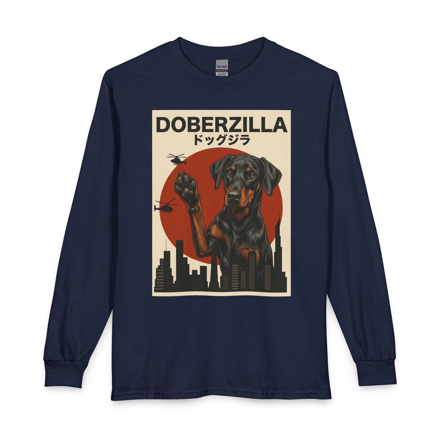 Doberzilla Doberman Long Sleeve