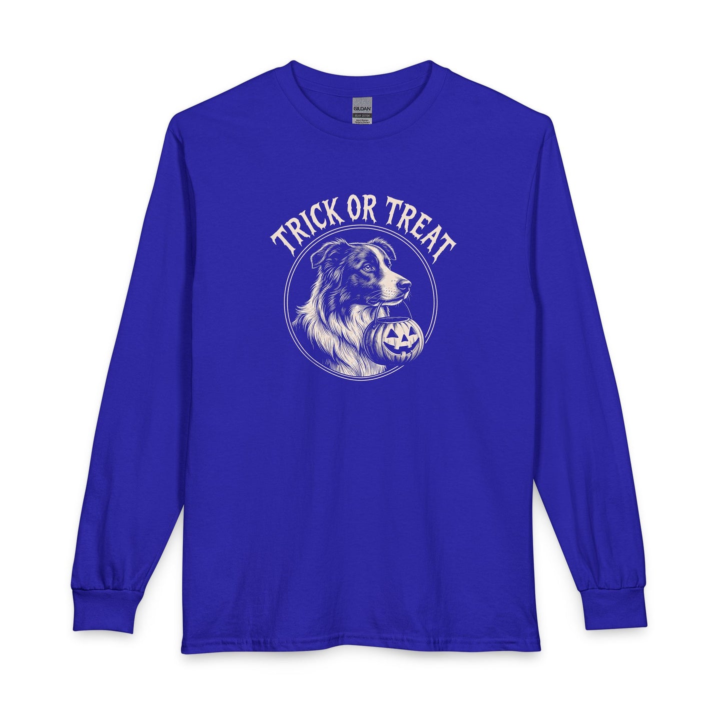 Border Collie Halloween Trick or Treat Long Sleeve