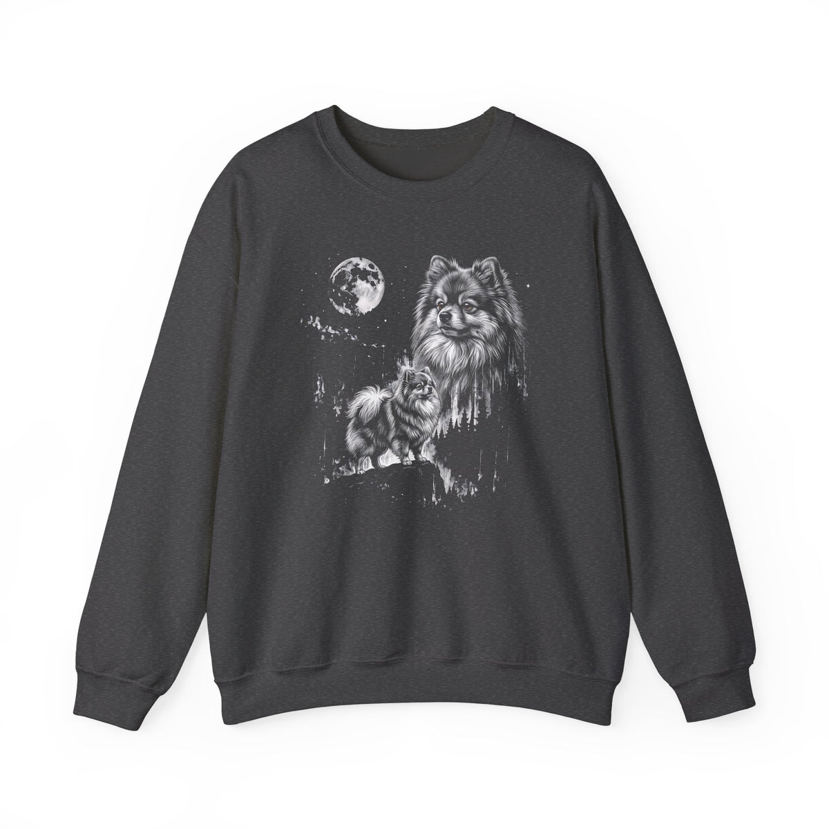 Pomeranian Moonlight Crewneck Sweatshirt