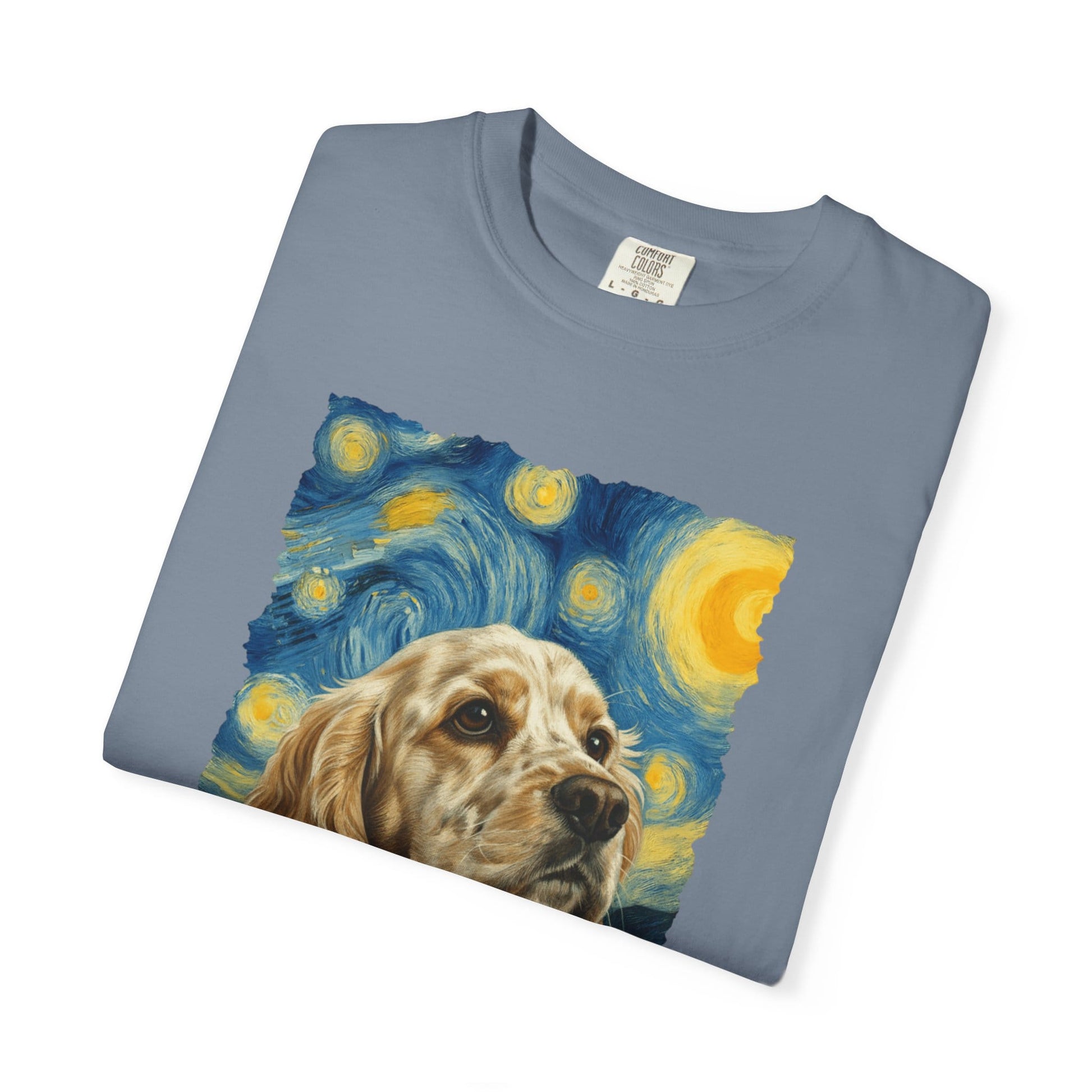 Lemon Roam Spaniel van Gogh Premium Tee