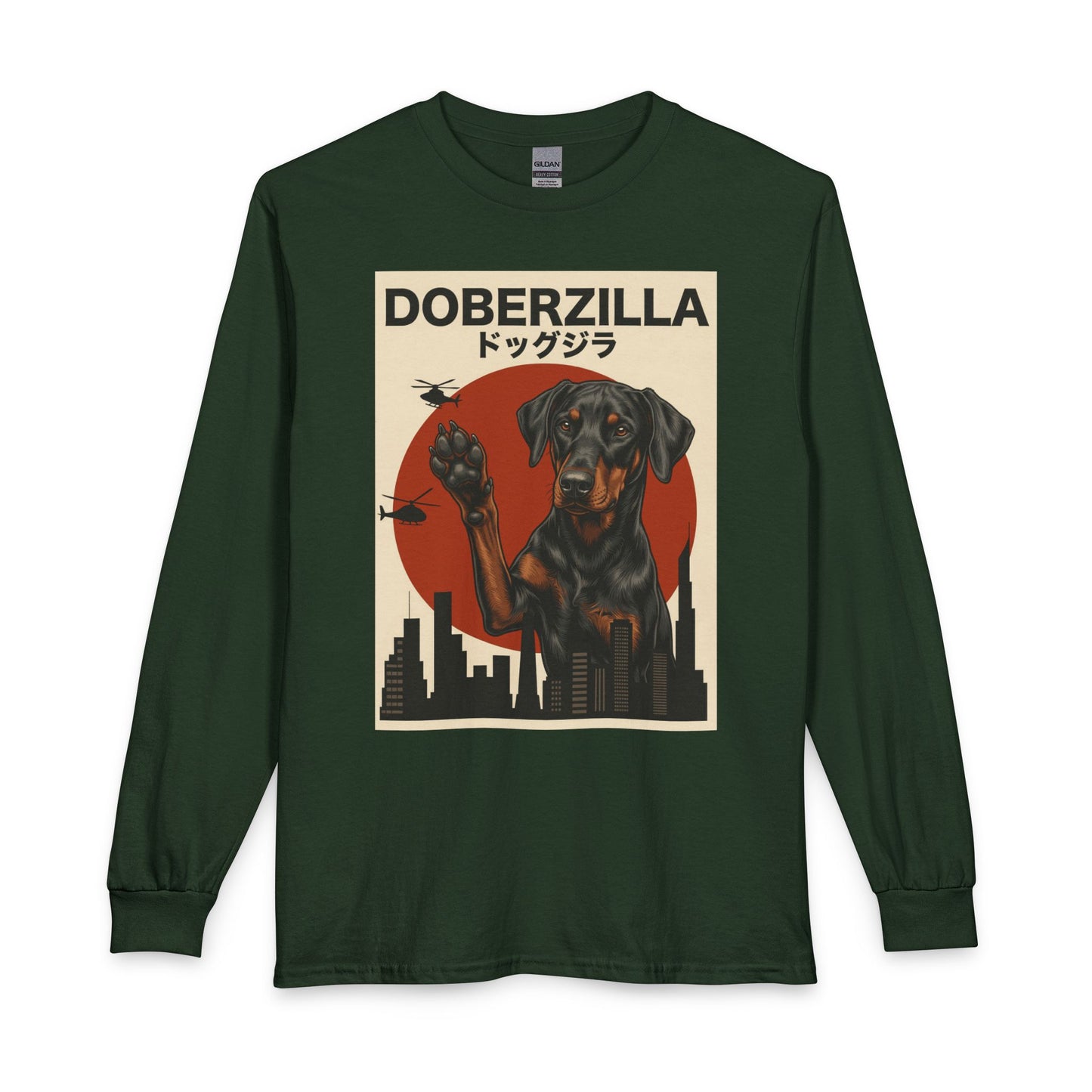 Doberzilla Doberman Long Sleeve
