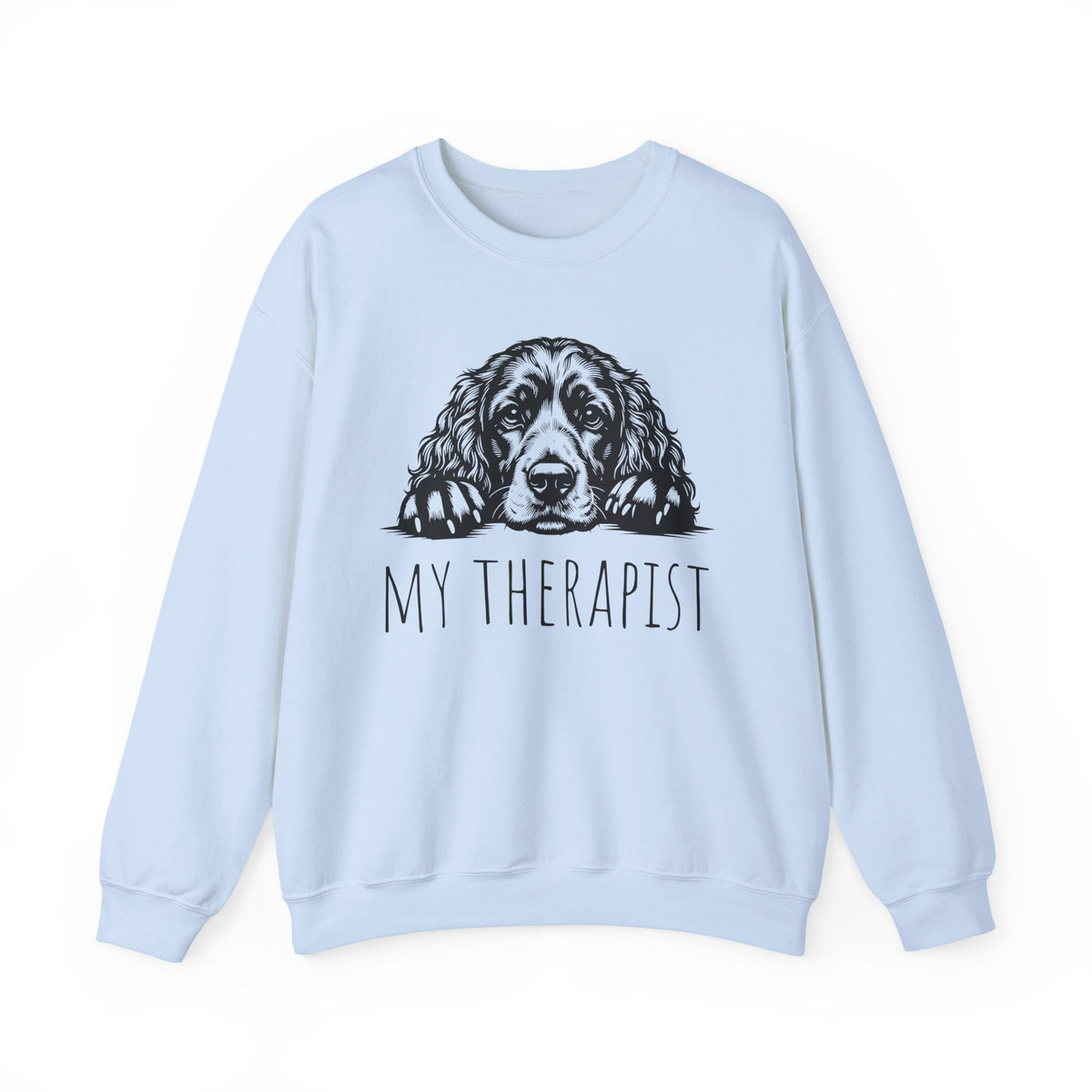 My Therapist Cocker Spaniel Crewneck Sweatshirt