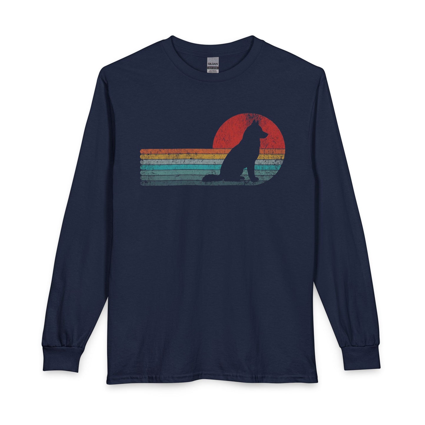 Retro Husky Long Sleeve