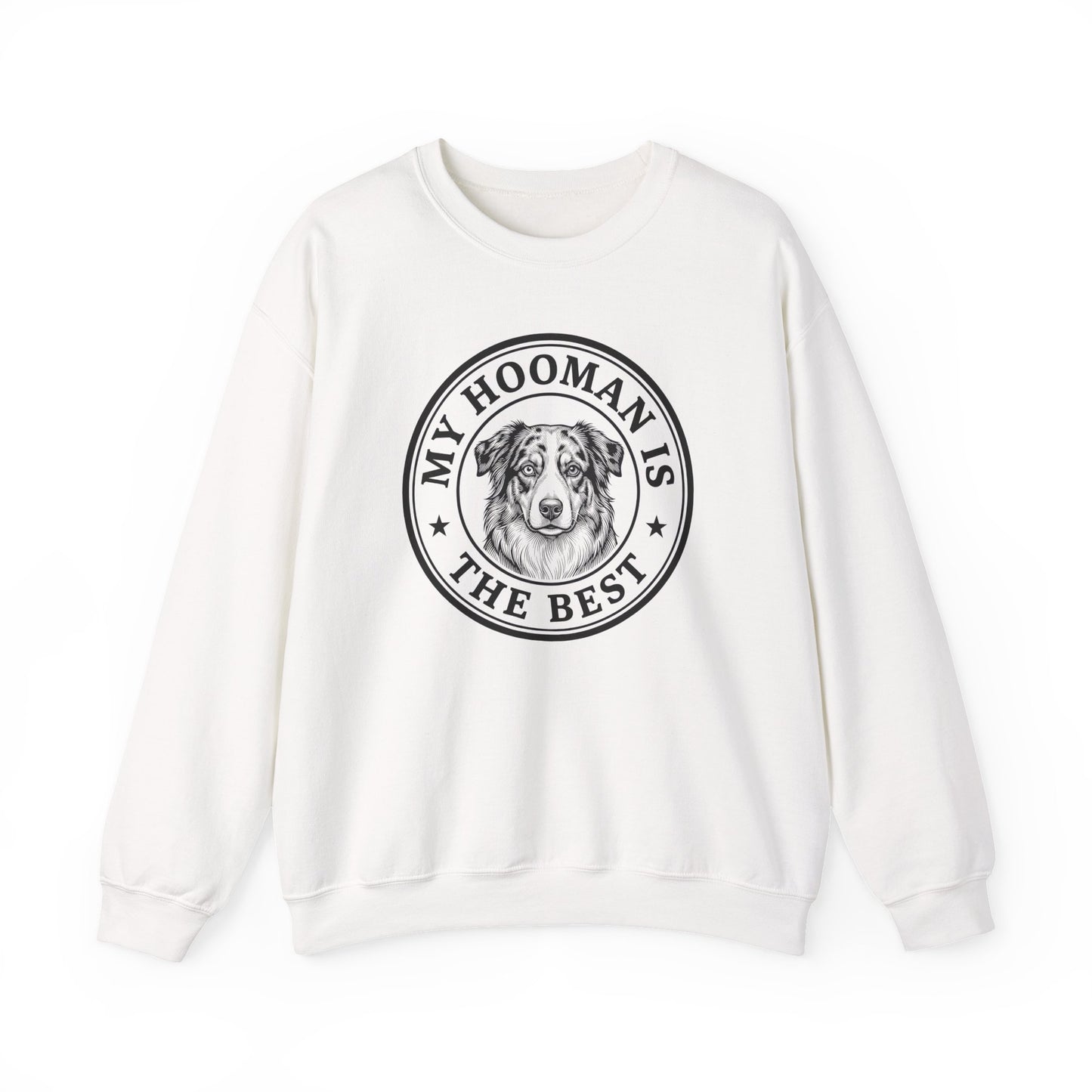 Australian Shepherd Hooman Crewneck Sweatshirt