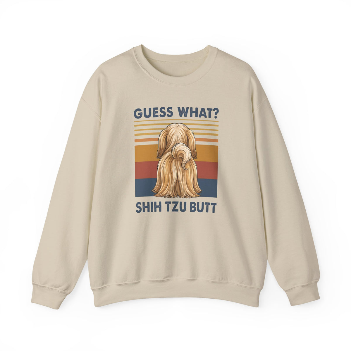 Shih Tzu Guess What Crewneck Sweatshirt