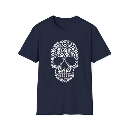 Paw Prints Halloween Skull