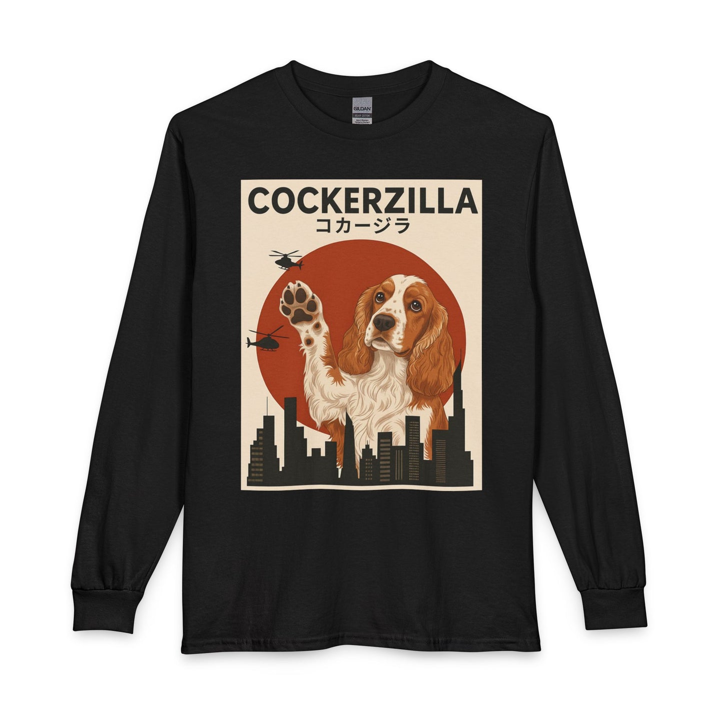 Cockerzilla Cocker Spaniel Long Sleeve