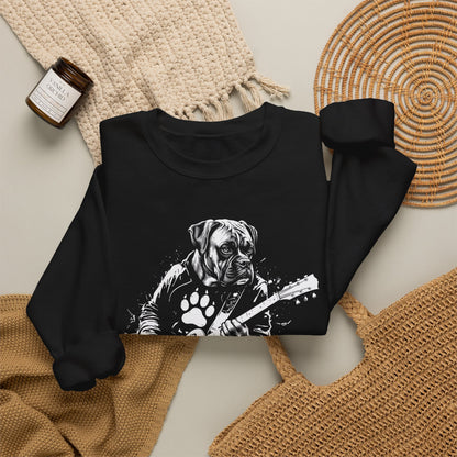 Boxer Guitar Crewneck Sweatshirt