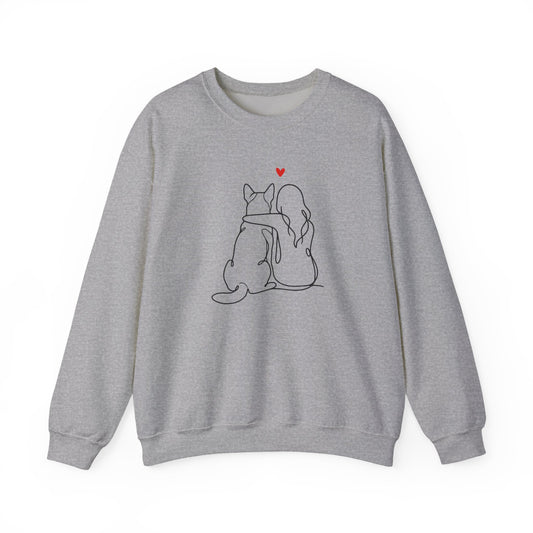 Blue Heeler Girl Crewneck Sweatshirt