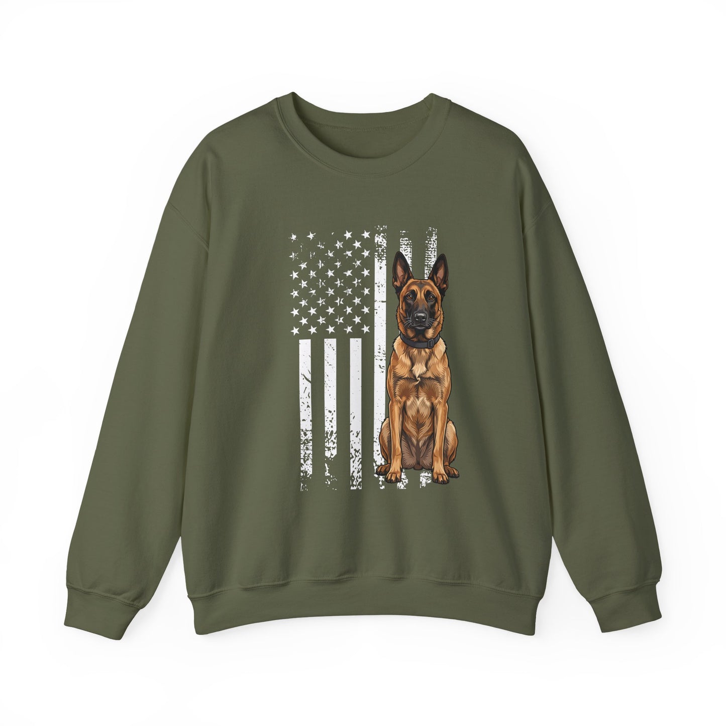 Belgian Malinois USA Crewneck Sweatshirt