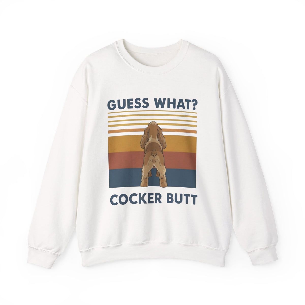 Cocker Spaniel Butt Crewneck Sweatshirt