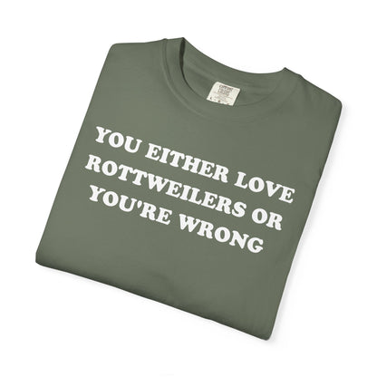 Love Rottweilers Premium Tee