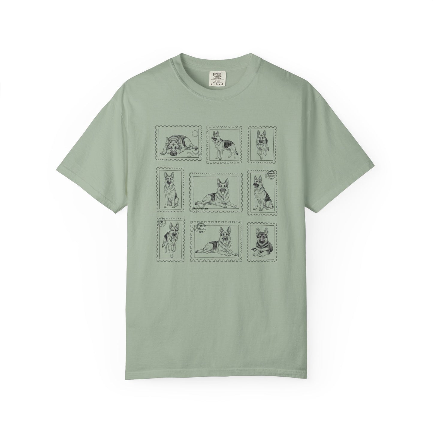 German Shepherd Stamps Premium Tee