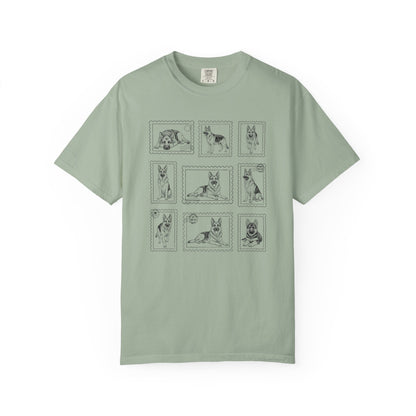 German Shepherd Stamps Premium Tee