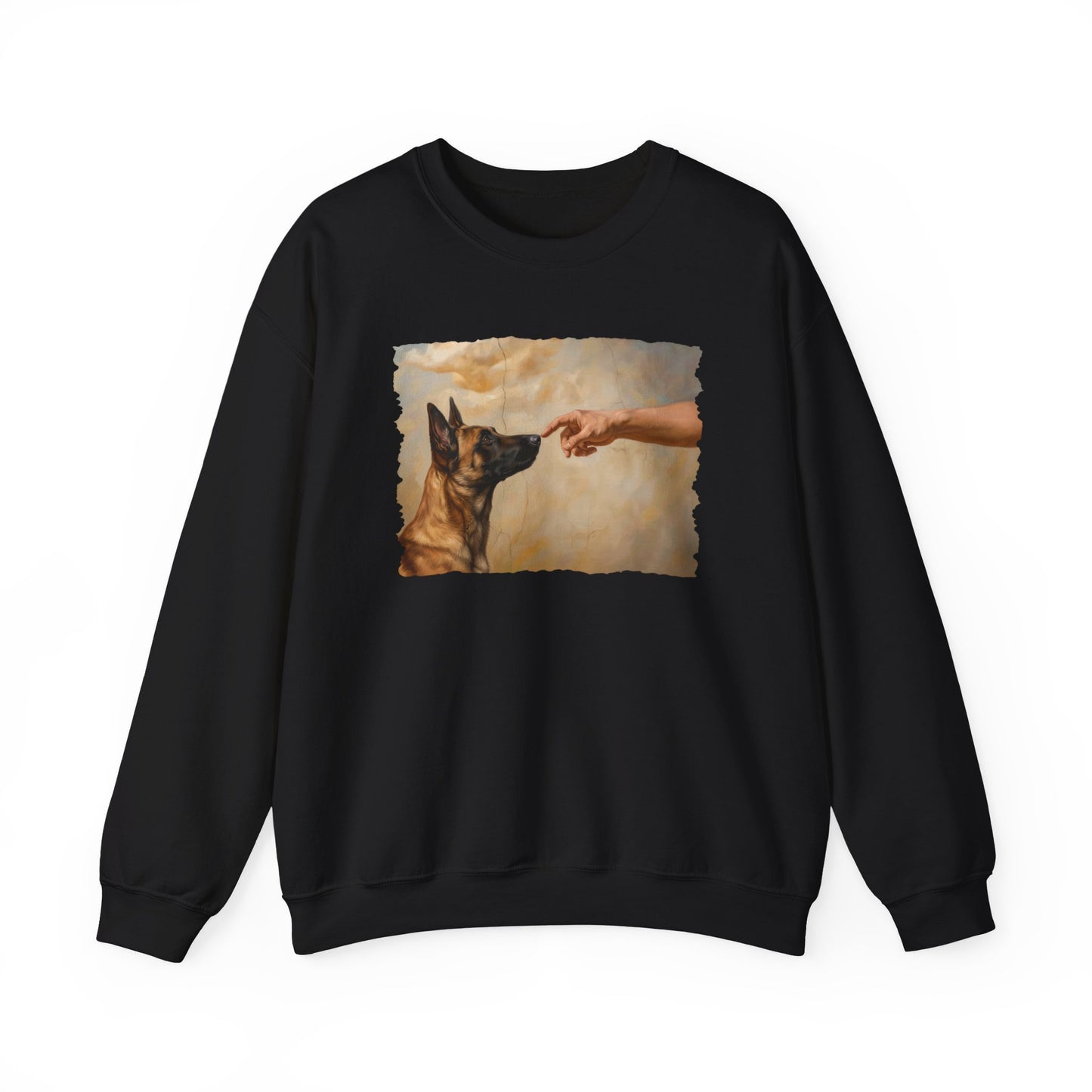God Creates Belgian Malinois Crewneck Sweatshirt