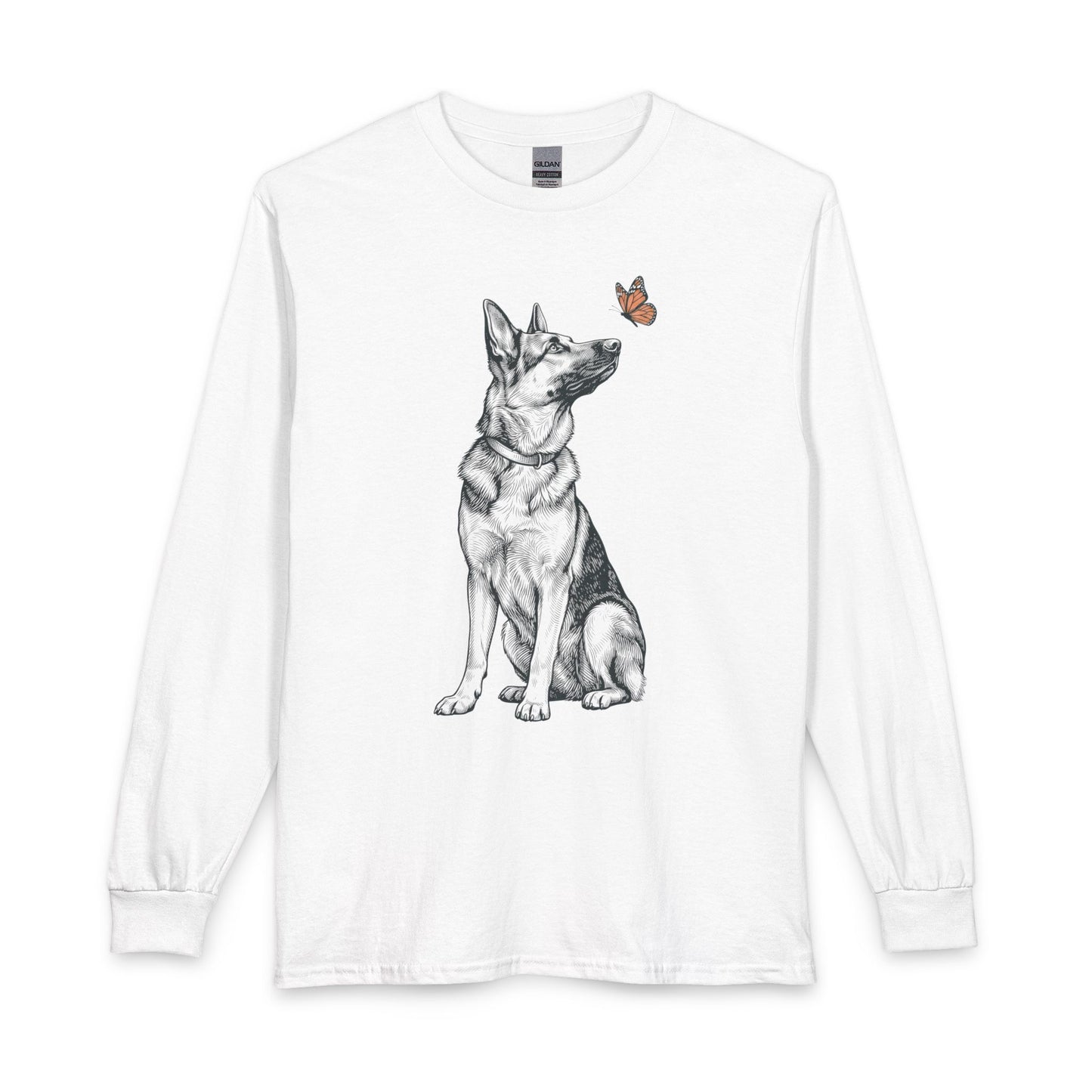 German Shepherd Butterfly Long Sleeve