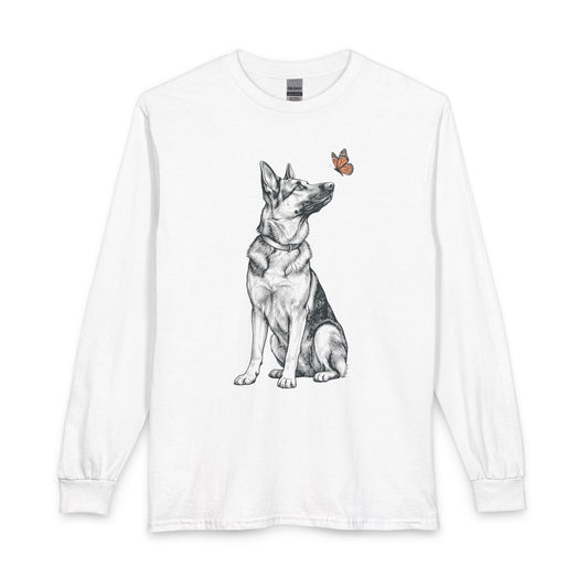 German Shepherd Butterfly Long Sleeve