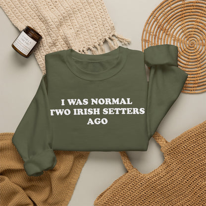 Two Irish Setters Crewneck Sweatshirt