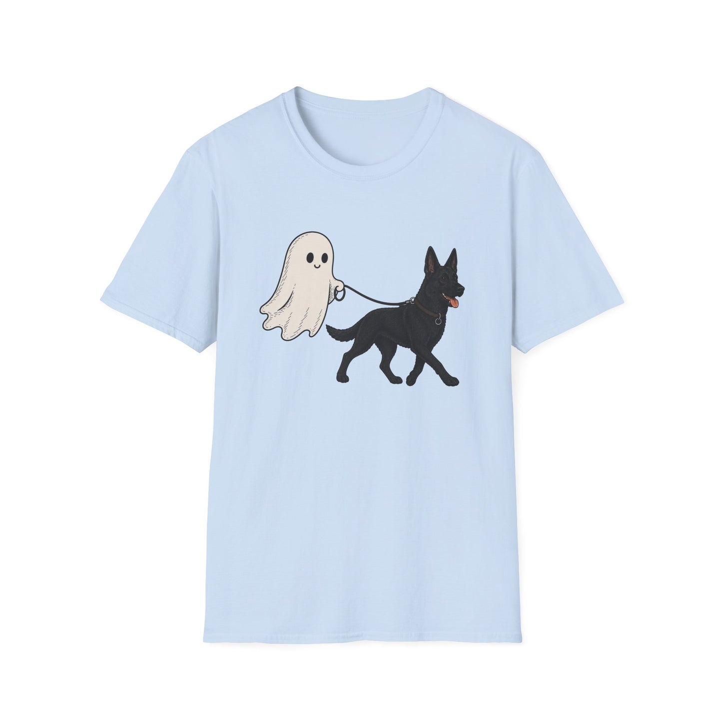 Black German Shepherd Ghost Halloween