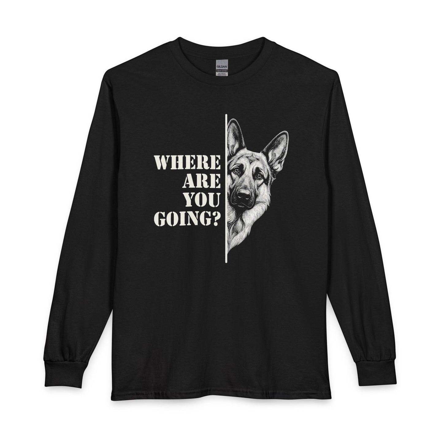 German Shepherd Following Long Sleeve