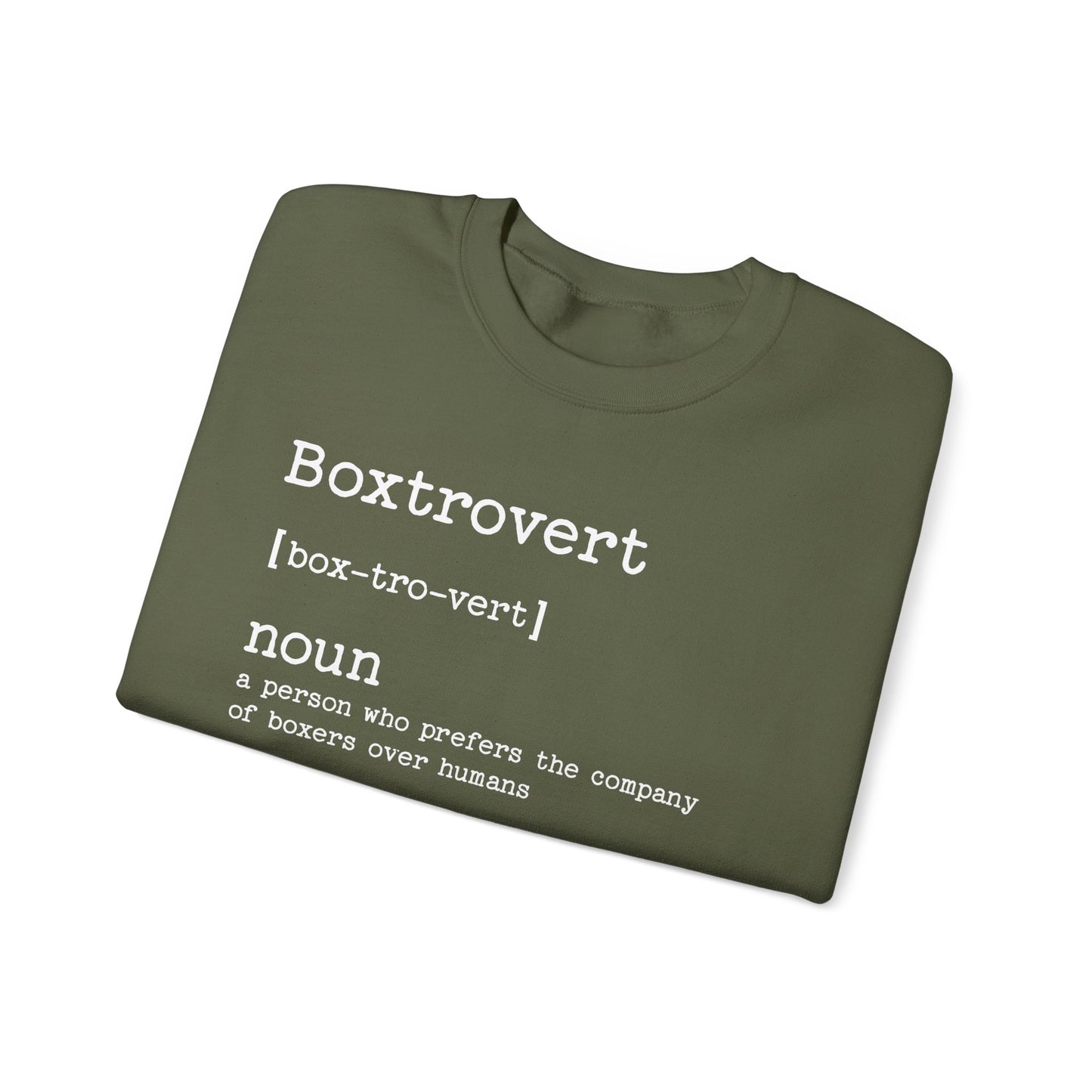 Boxer Boxtrovert Crewneck Sweatshirt