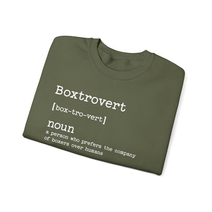 Boxer Boxtrovert Crewneck Sweatshirt