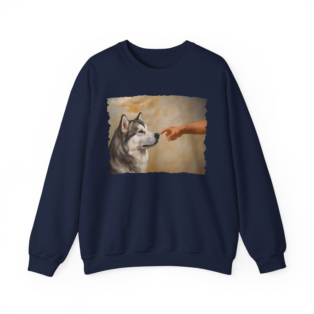 Alaskan Malamute Creation Crewneck Sweatshirt