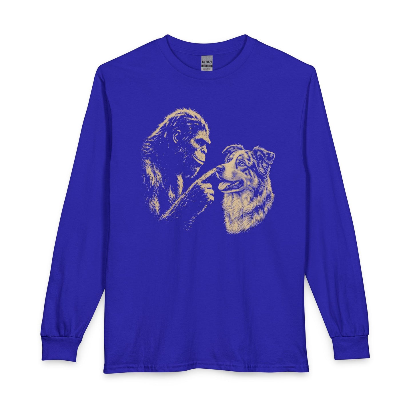 Bigfoot Boops Australian Shepherd Long Sleeve