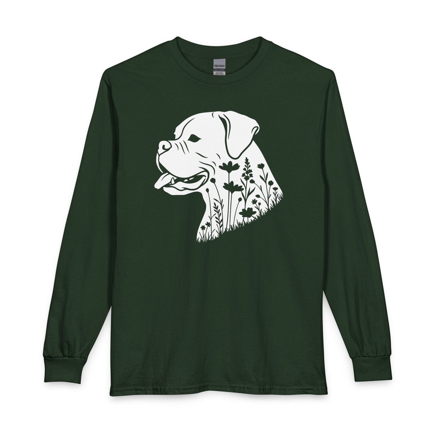Boxer Flowers Long Sleeve