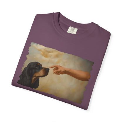 God Creates Black and Tan Cocker Premium Tee