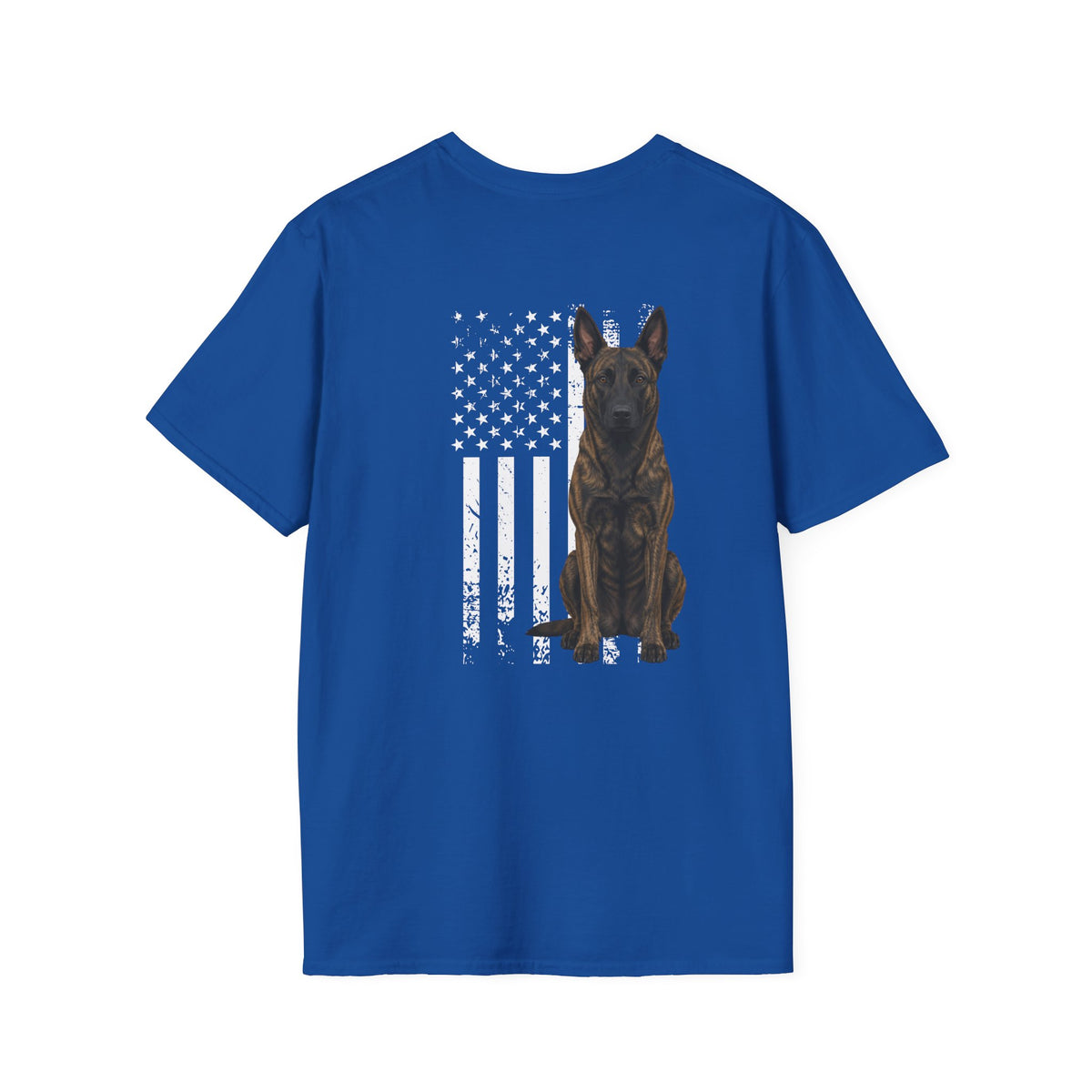 Dutch Shepherd USA (Back Print) Royal