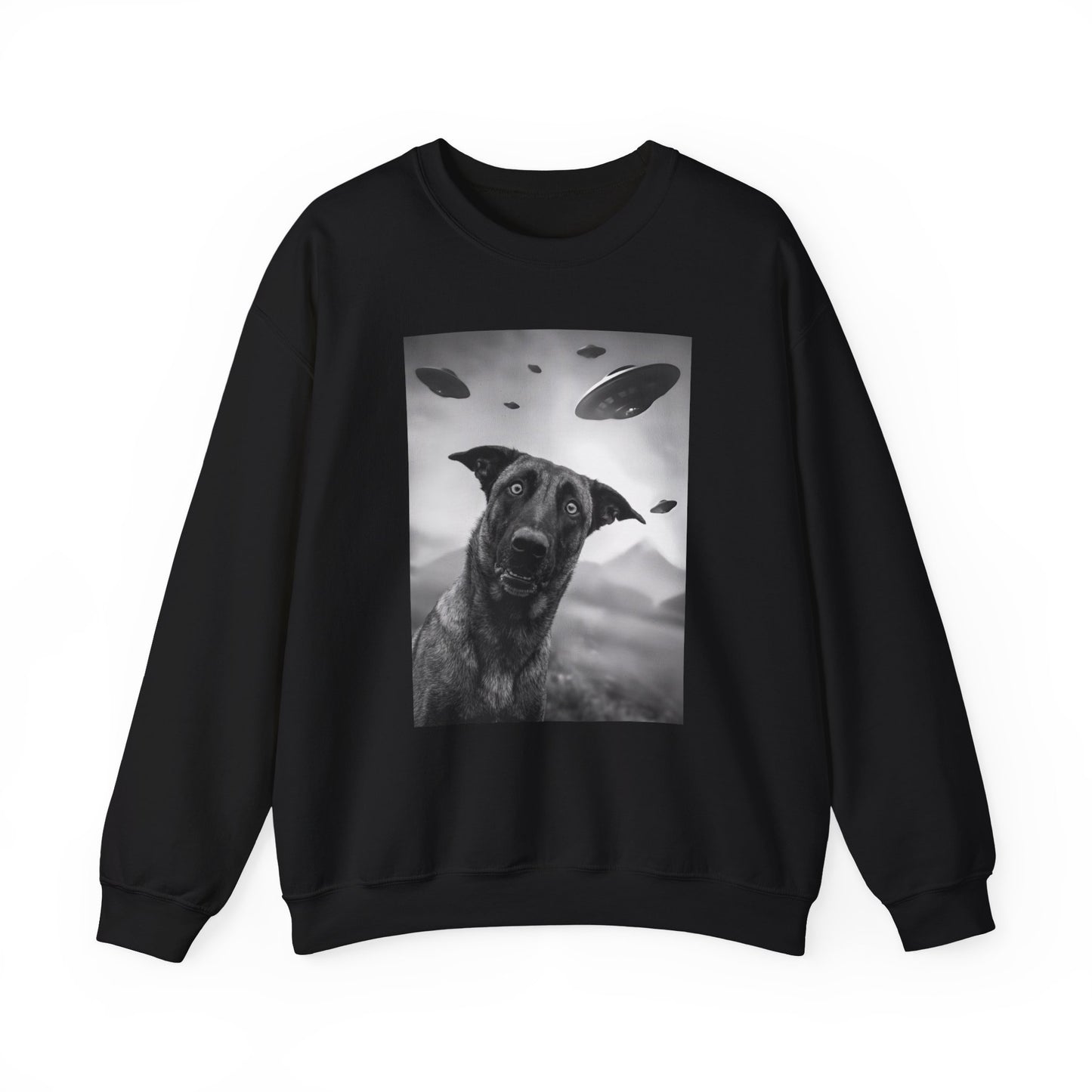 Belgian Malinois UFO Crewneck Sweatshirt