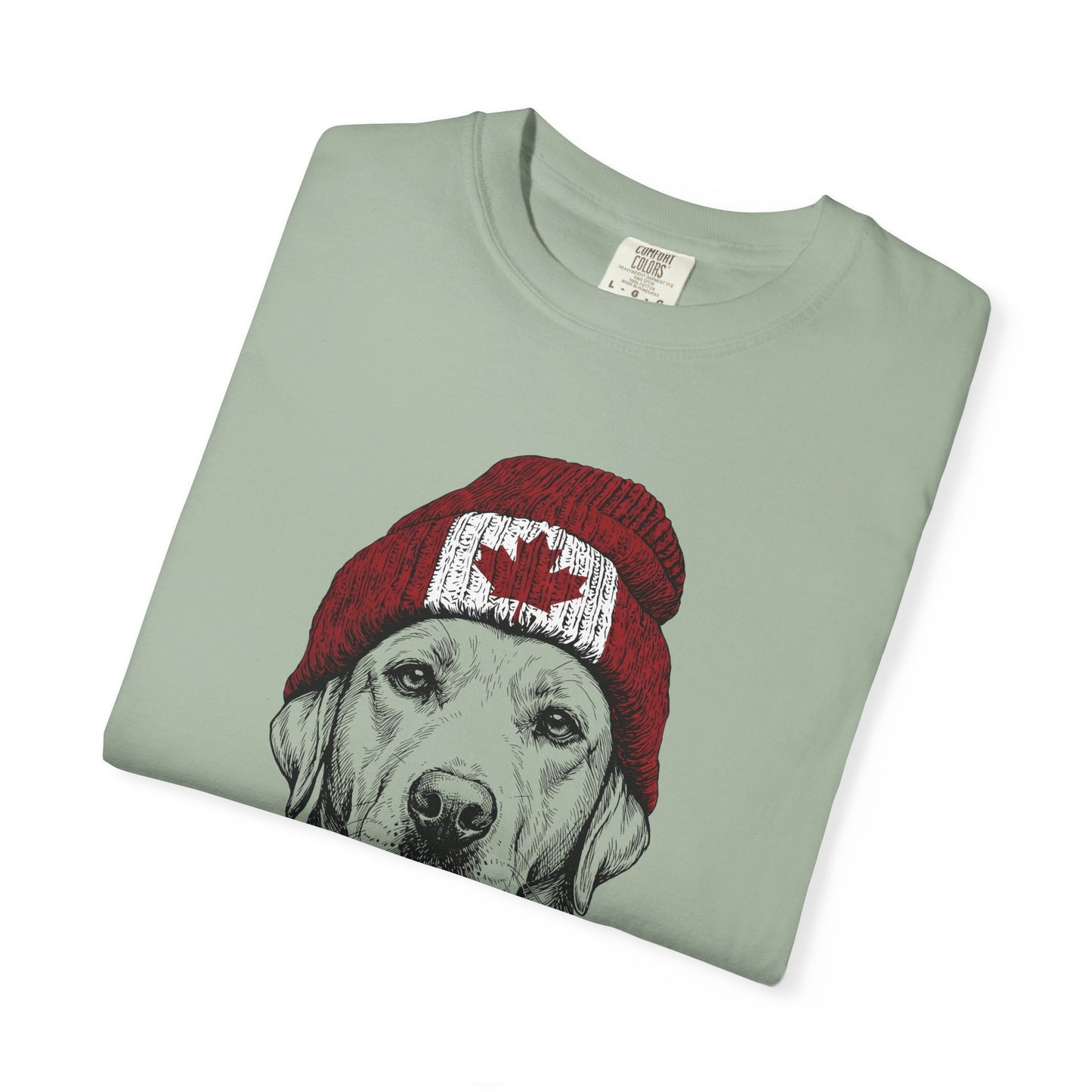 Labrador Canado Beanie Premium Tee