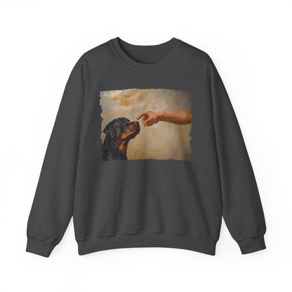 Rottweiler Creation Crewneck Sweatshirt