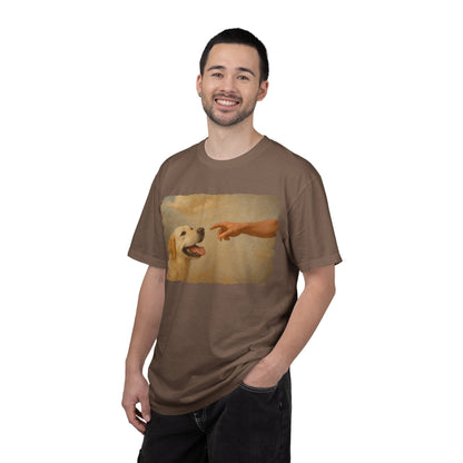 God Creates Yellow Lab Premium Tee