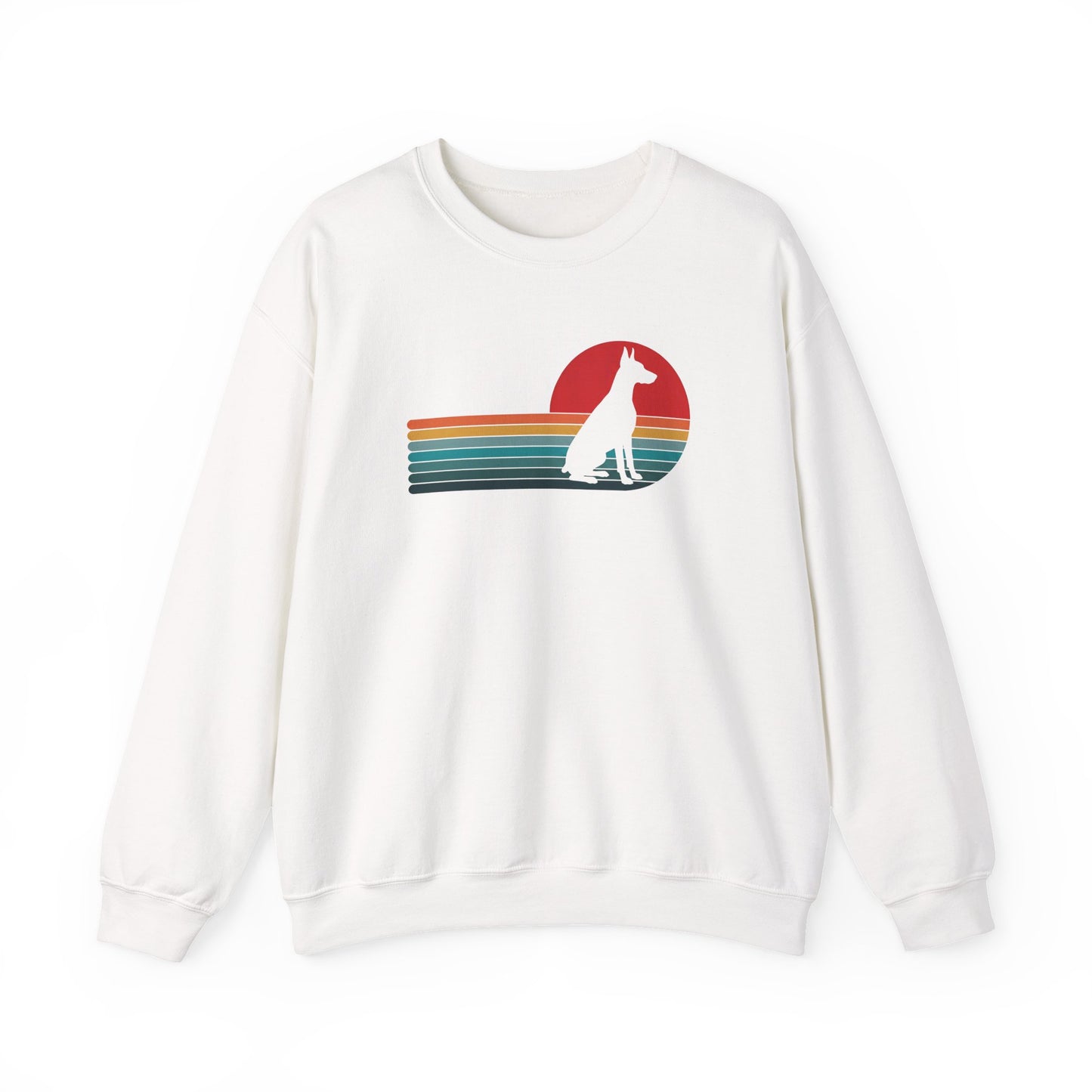 Doberman Retro Crewneck Sweatshirt
