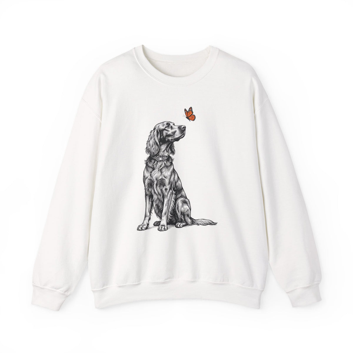 Irish Setter Butterfly Crewneck Sweatshirt
