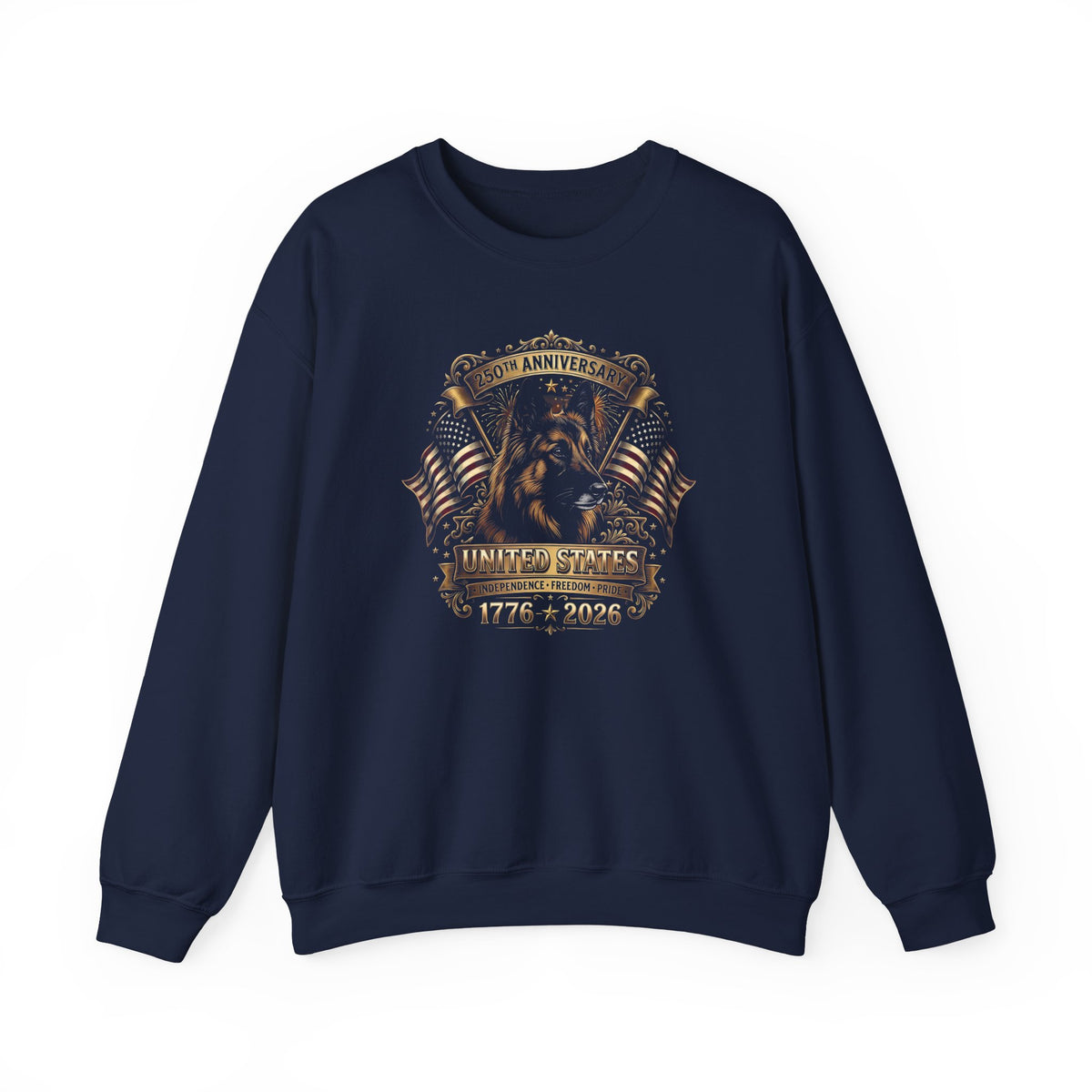 Belgian Tervuren Flag Shades Crewneck Sweatshirt