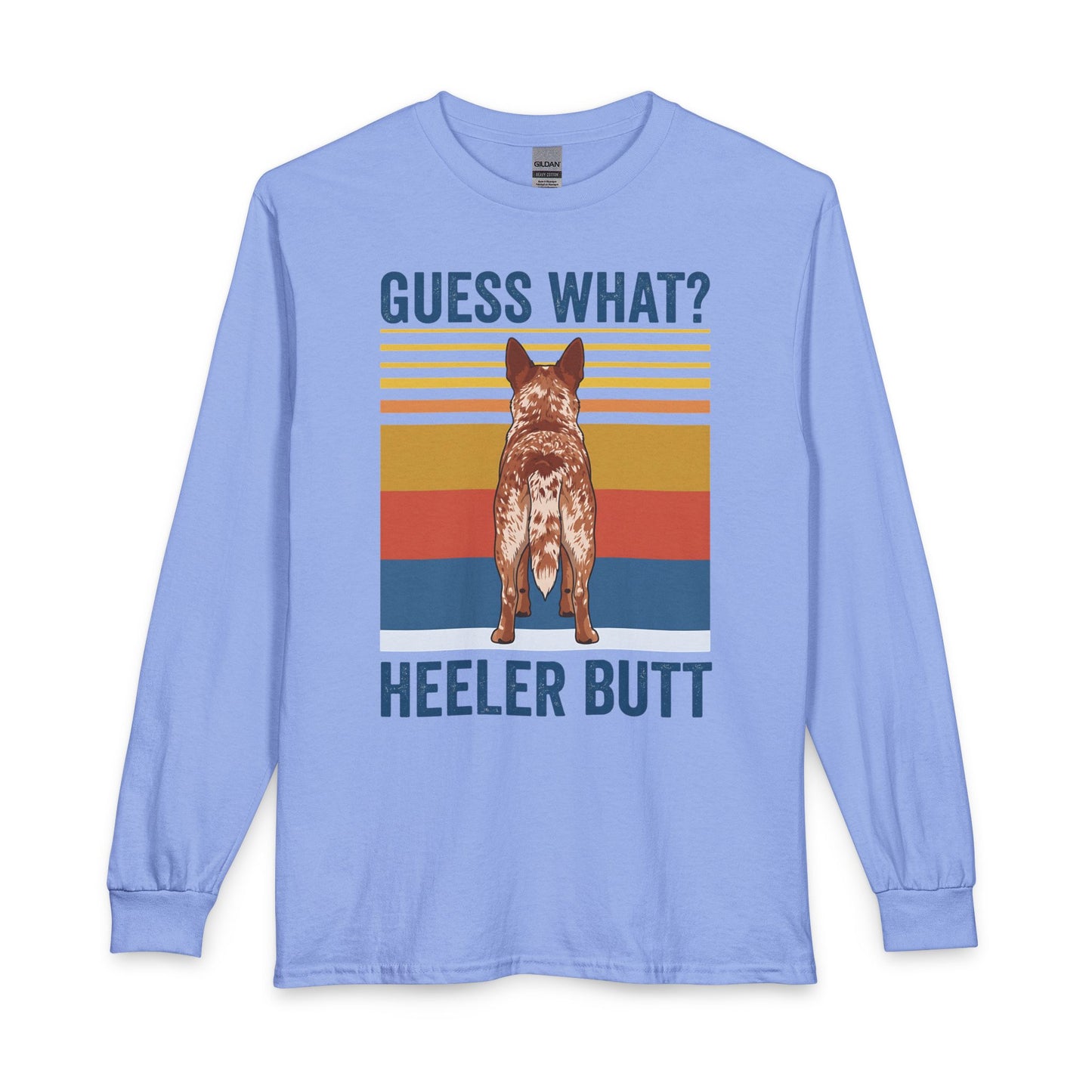 Red Heeler Butt Long Sleeve